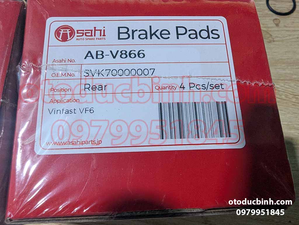 Má phanh sau Vinfast VF6