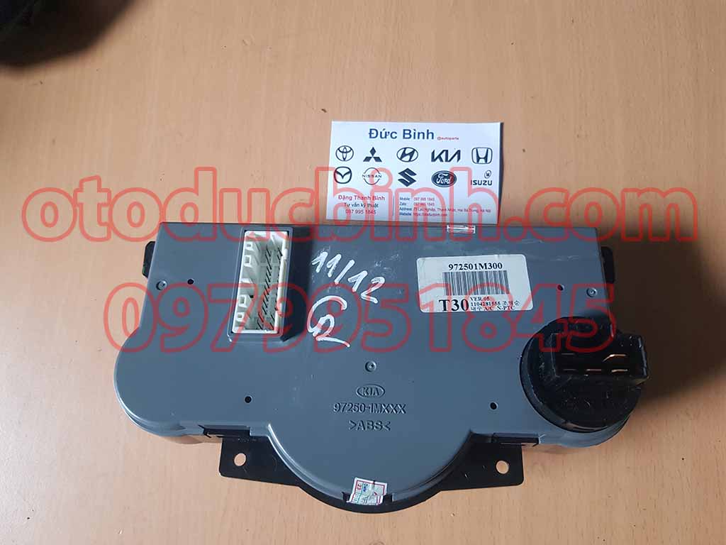 Cụm điều khiển điều hoà KIA Cerato 2012 bãi 972501M300
