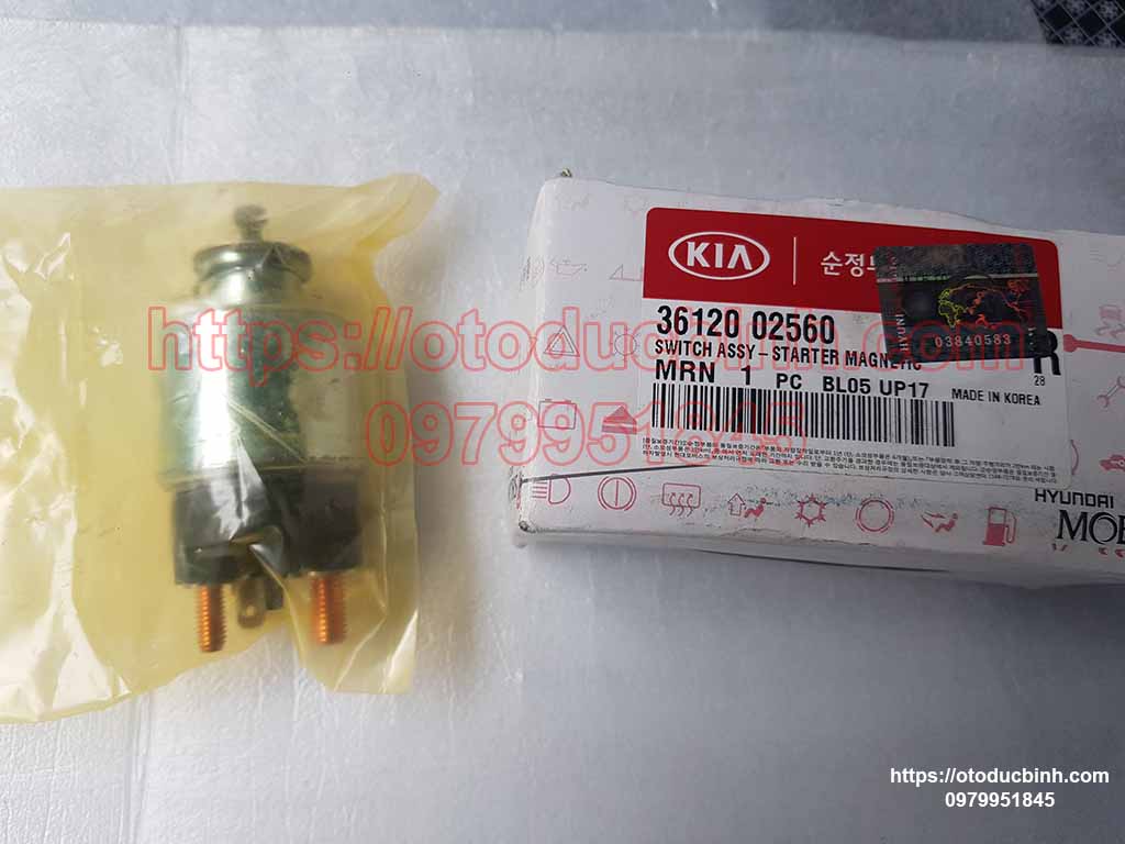 Rơ le đề hay chuột đề Kia Morning, Hyundai Getz