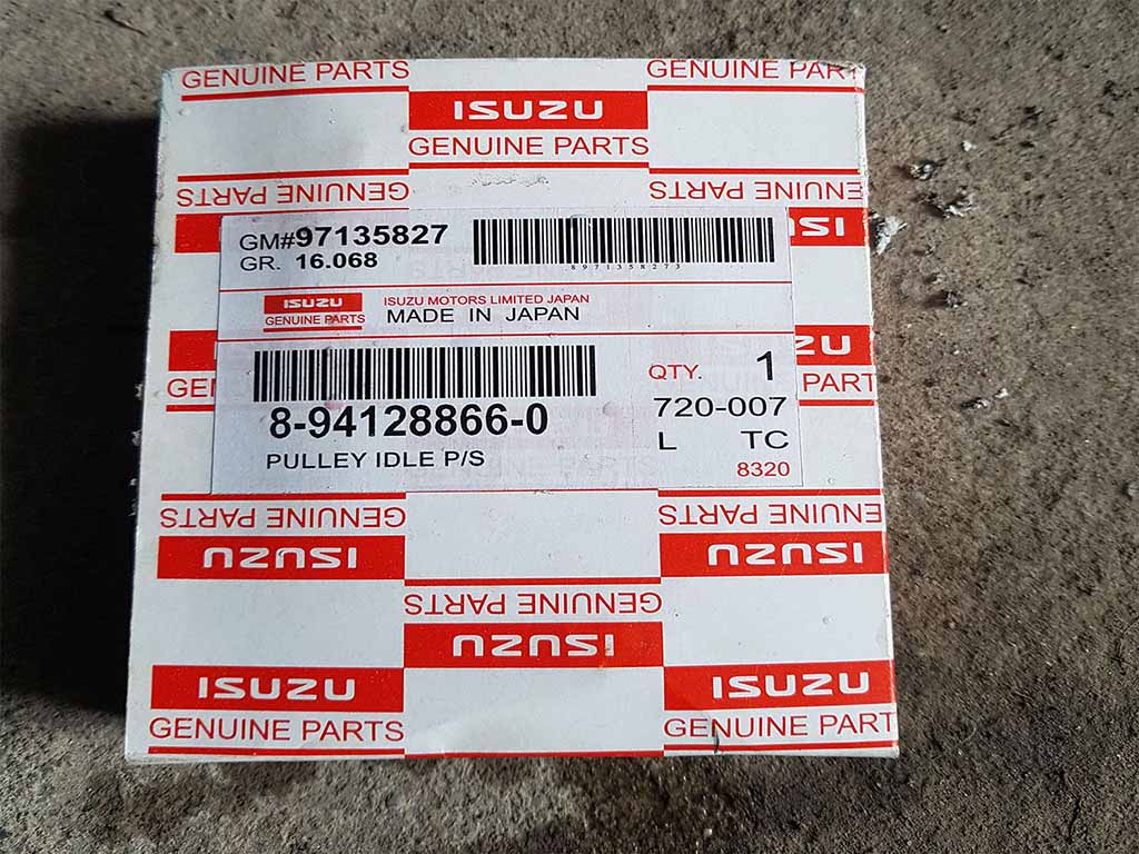 Puly tăng dây điều hoà Isuzu 5 tấn