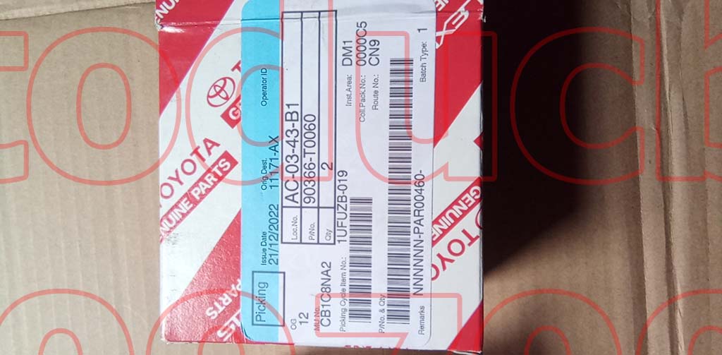 Vòng bi moay ơ sau Toyota Fortuner, Hilux