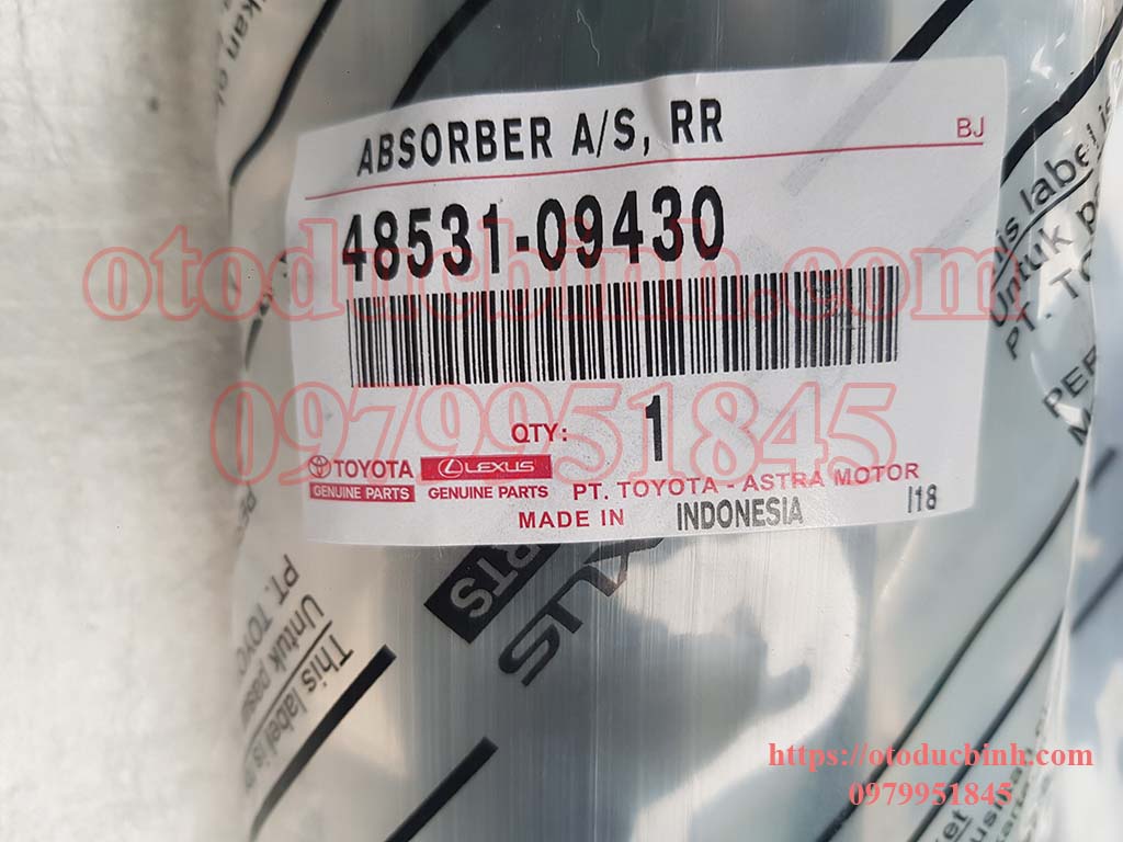 Giảm xóc sau Toyota Innova 2004-2016 4853109430