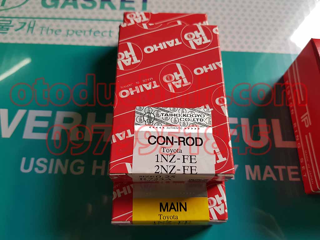 Bạc biên balie Toyota 1NZ, 2NZ cos 0.25