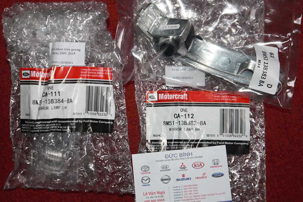 Đèn xi nhan gương Ford Focus 1.8 8M5113B383BA(RH) ,8M5113B384BA (LH)