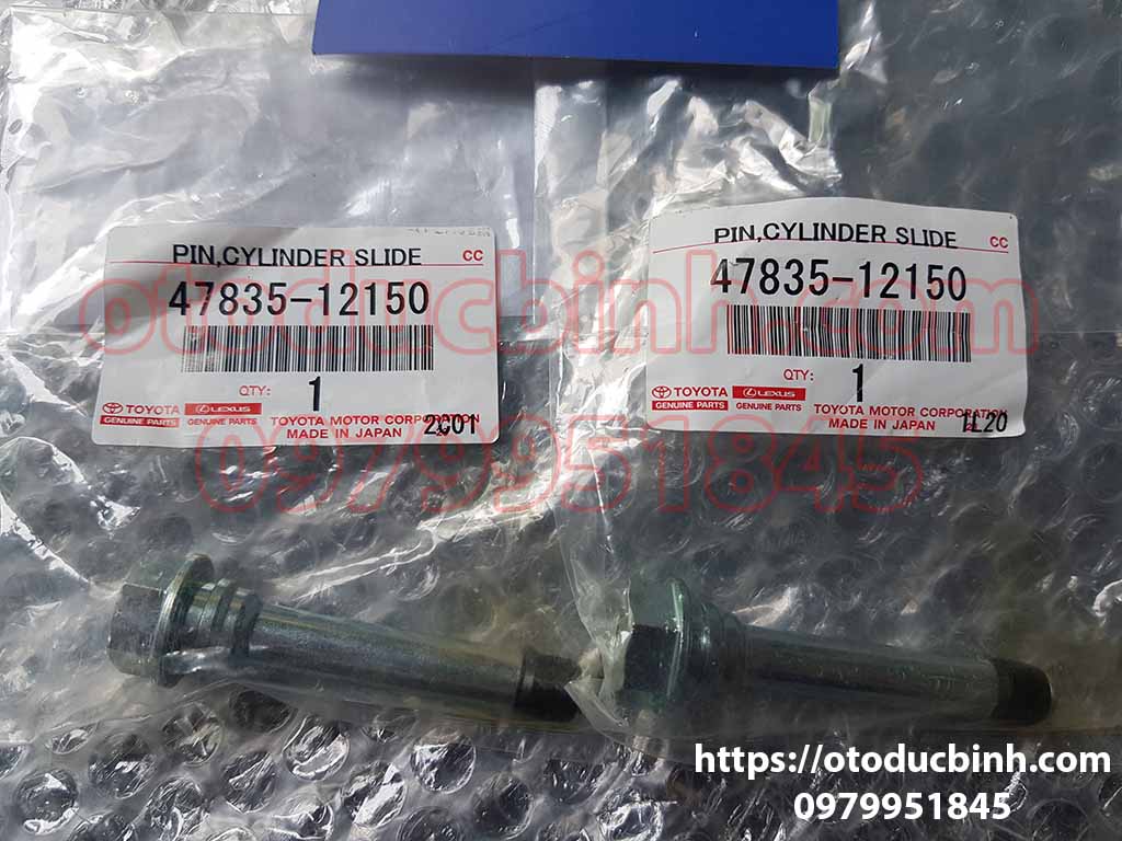 Chốt dẫn hướng phanh sau Toyota Vios, Altis 2008- 202X 4783512150