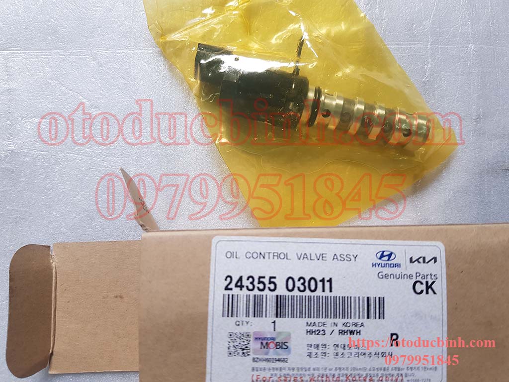 Van điều khiển nhớt trục cam bên hút Kia Morning, i10, i20, Picanto, Rio