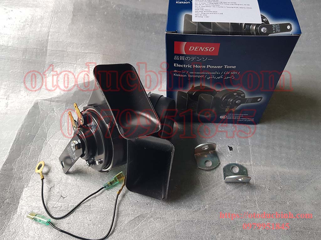 Đôi còi sên Denso 12V còi sên denso 12v