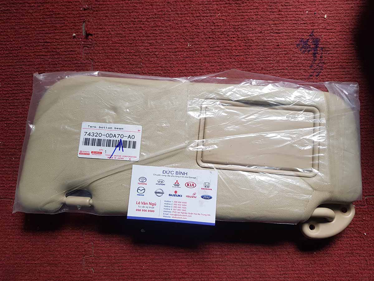 Tấm che nắng bên lái Toyota Vios 743200DA70A0