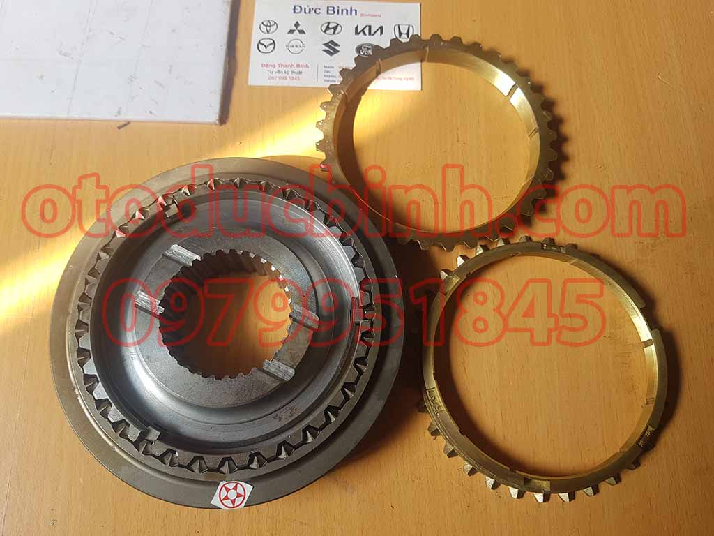 Bánh răng đồng tốc, vành đồng tốc Thaco Ollin 198, 500B ( ngoài 33 răng, rãnh 10)