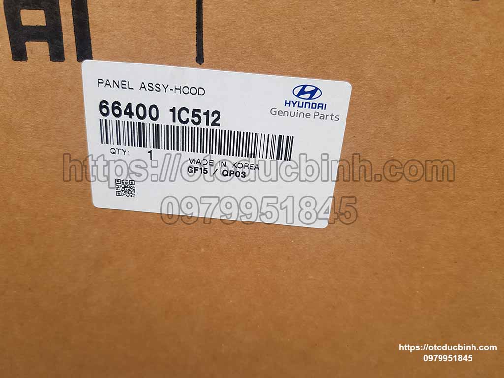 Nắp capo Hyundai Getz, Click 2002-2011 664001c512