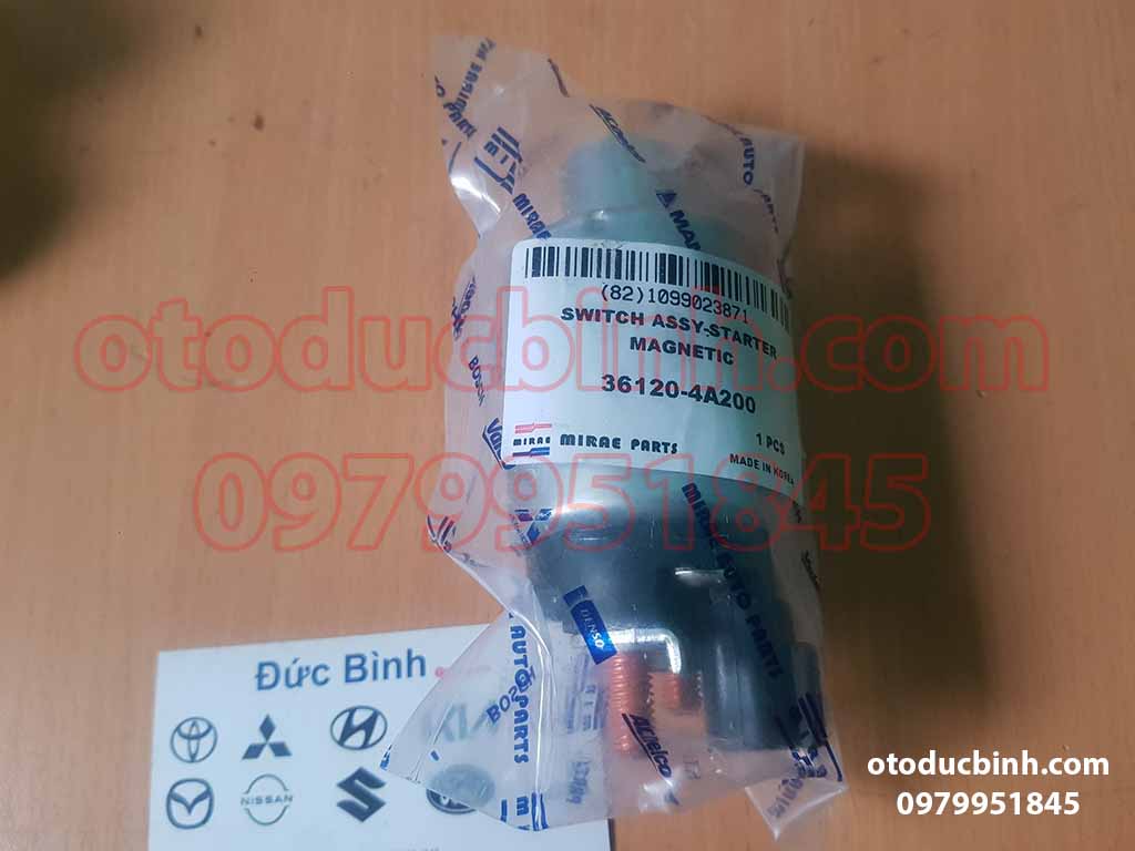 Rơ le đề hay chuột đề Hyundai K200, K250, Bongo 3, Solati