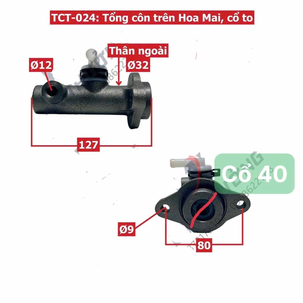 Tổng phanh xe Hoa Mai, Forcia,1020 Hoa Mai