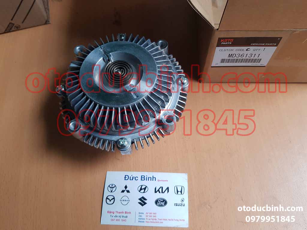 Ly tâm quạt két nước Mitsubishi Jolie chạy Turbo