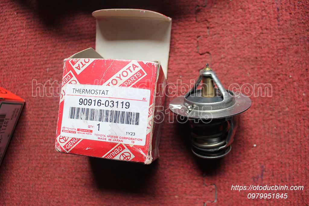Van hằng nhiệt Toyota xử dụng máy 1KD, 2KD