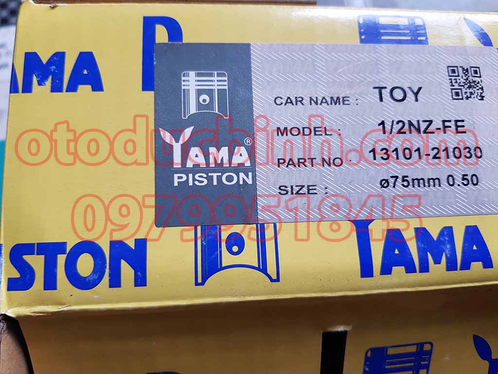 Piston Toyota Vios 1NZ, 2NZ cos 1 0.5 1310121030