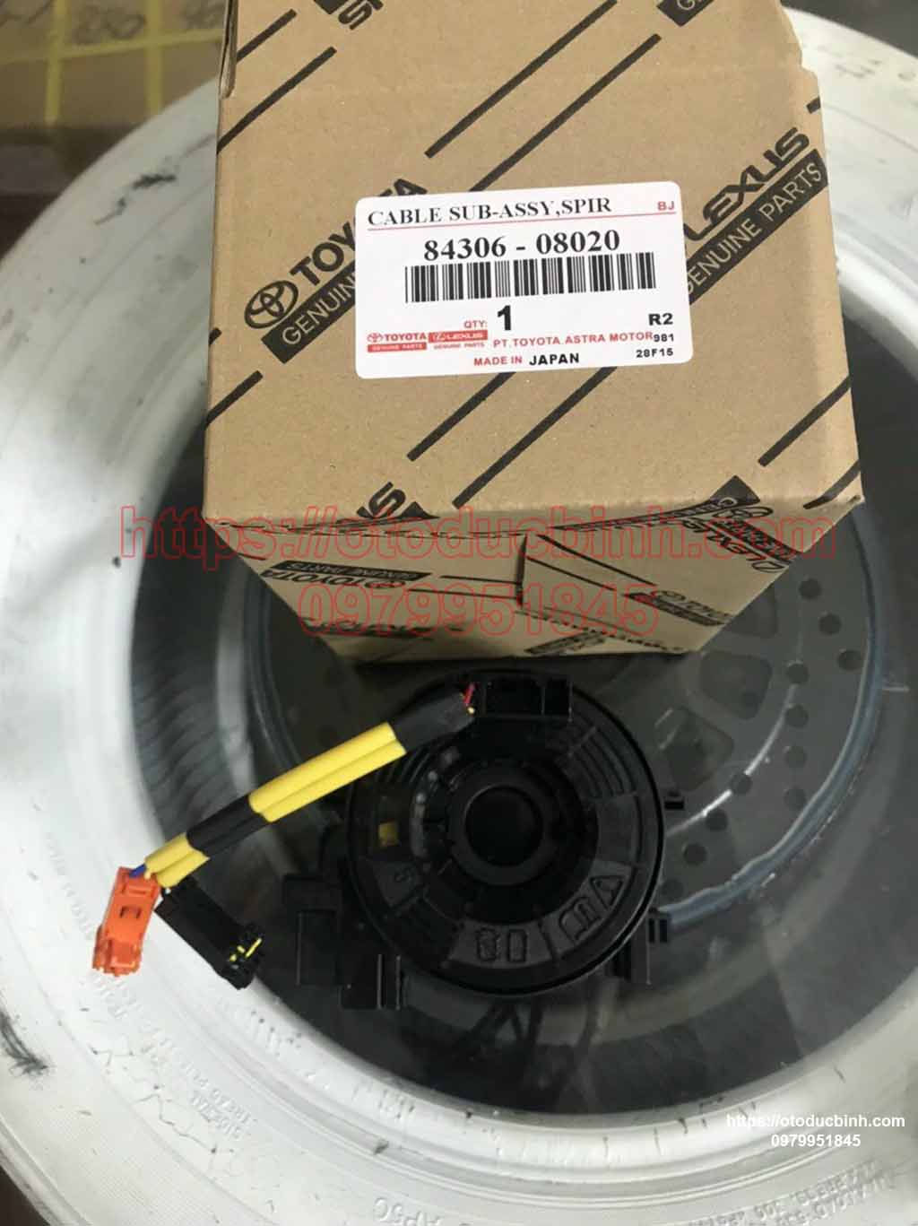 Cáp còi túi khí Toyota Sienna