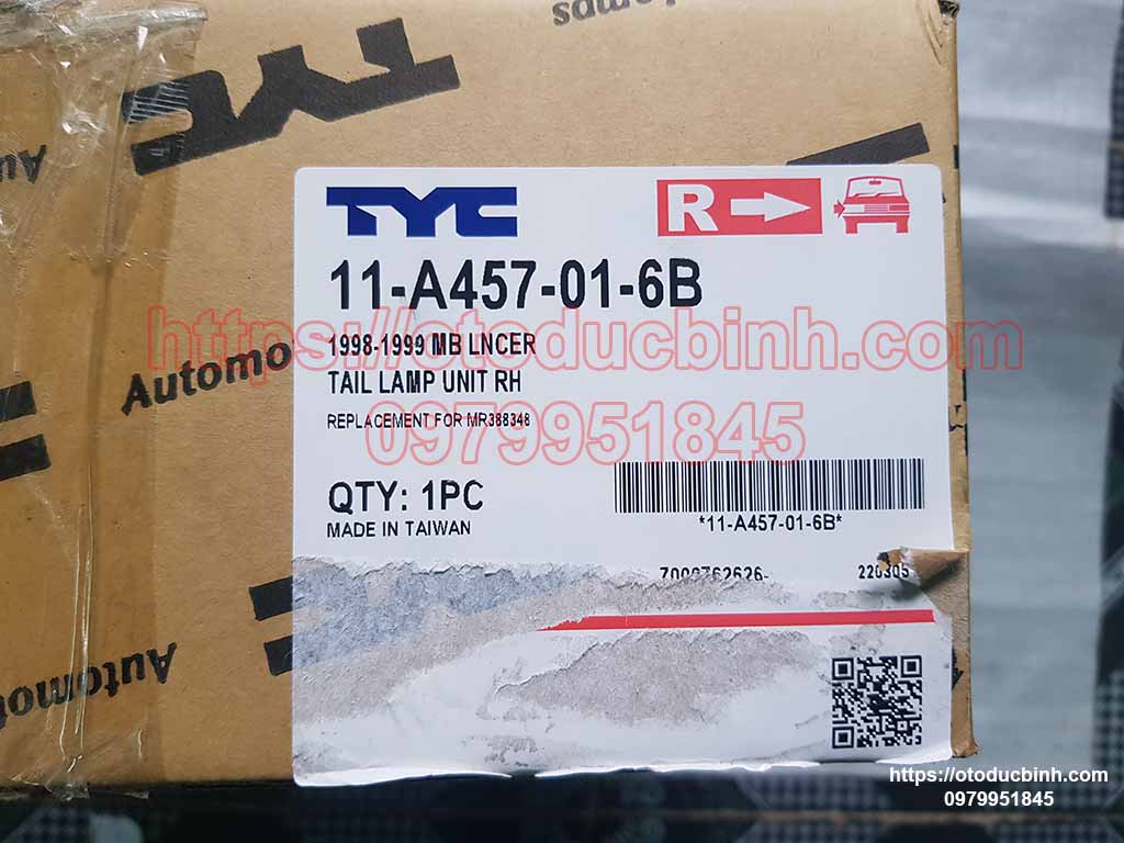 Đèn hậu Mitsubishi Lancer 1995-2003 11A458016B  11457016B