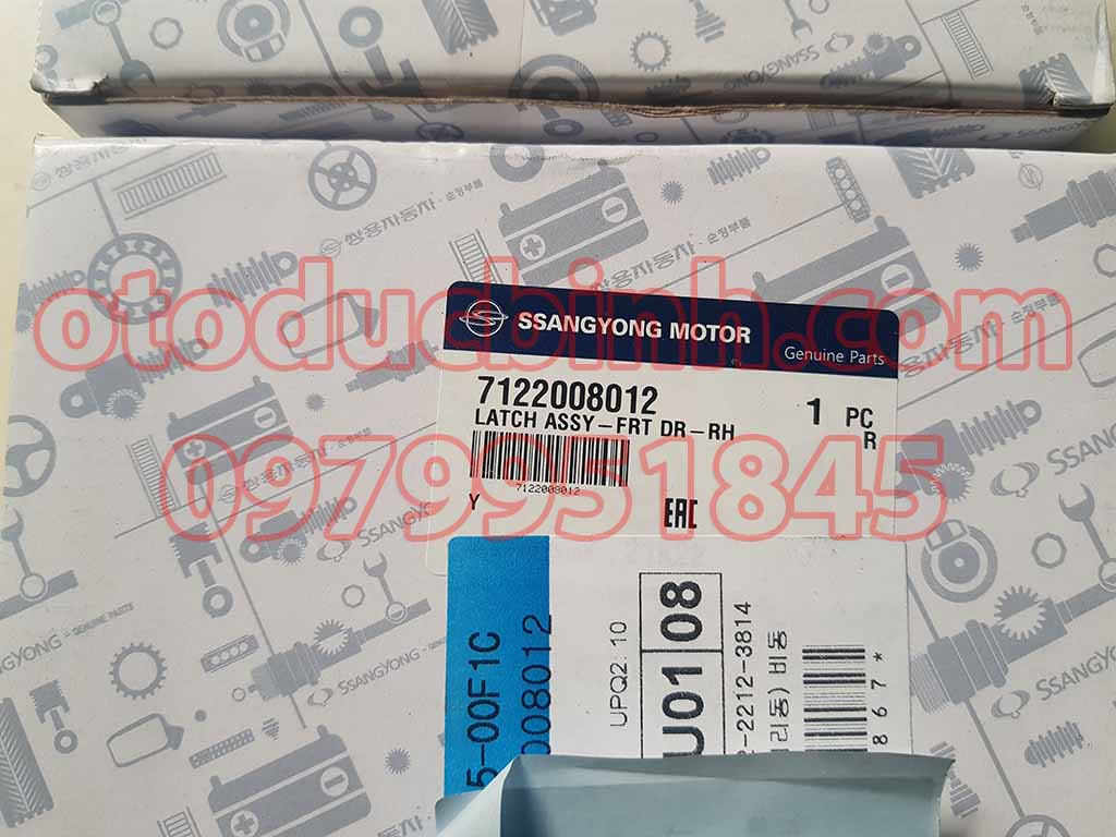 Ổ khoá ngậm cửa Ssangyong Rexton 2001-2019