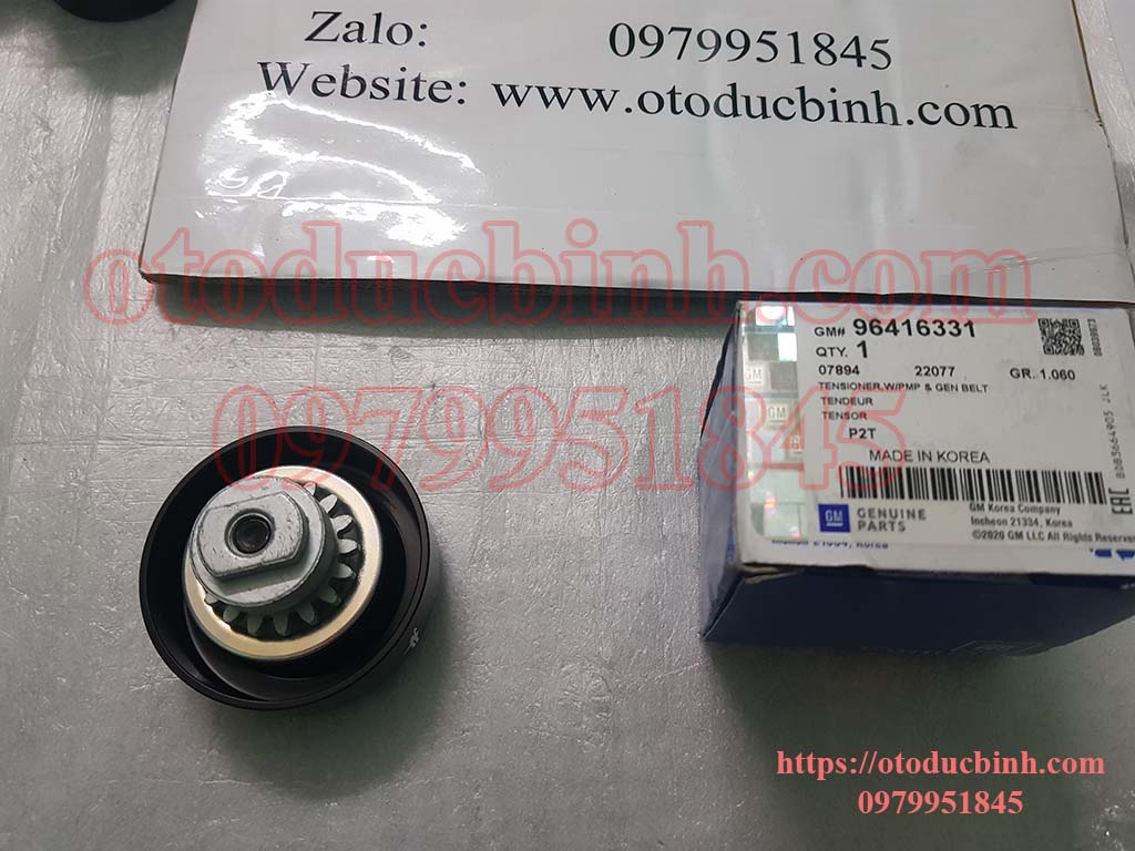 Bi tăng dây máy phát Chevrolet Spark Matiz 3, Gentra