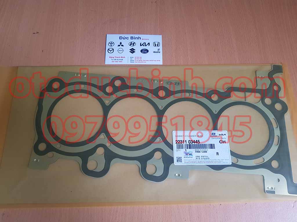 Gioăng mặt máy Hyudai i10, Accent