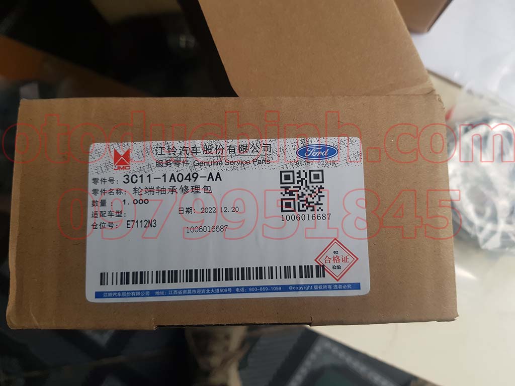 Vòng bi moay ơ bánh sau Ford Transit 3C111A049AA