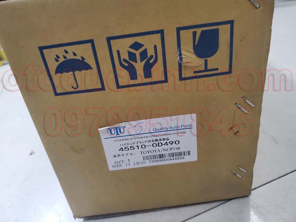 Thước lái Toyota Vios, Yaris 2008-2013 455100D490