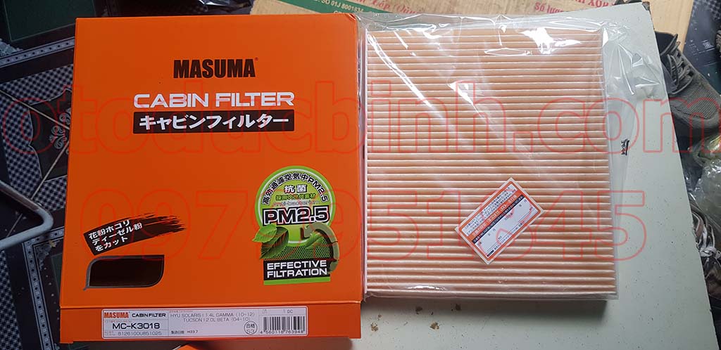 Lọc gió điều hoà Kia Forte, Solaris, Tucson