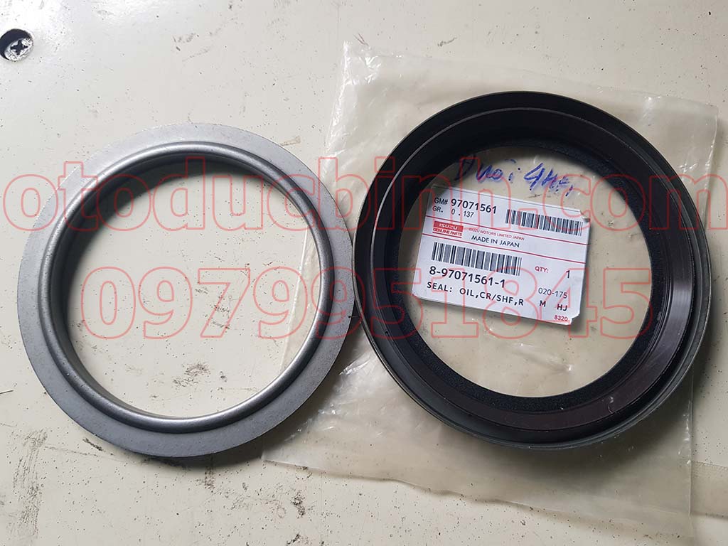 Phớt đuôi trục cơ Isuzu 4HF1, 4JG2 (10.4*13.9) 8970715611