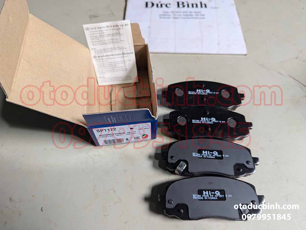 Má phanh trước Kia Morning 04-11, i10 01-14