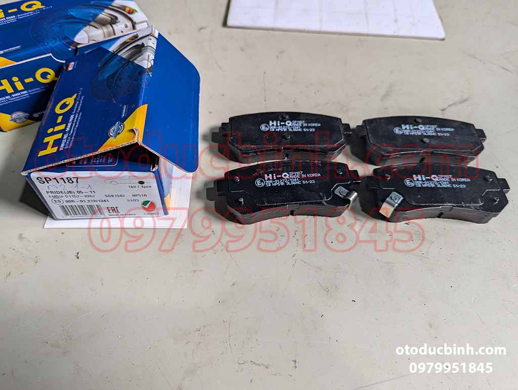 Má phanh sau Hyundai i20, i30 ,Forte 07-11