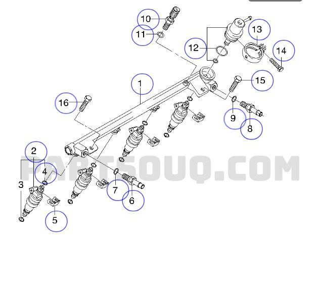 Kim phun Daewoo Magnus 2.0 17120683
