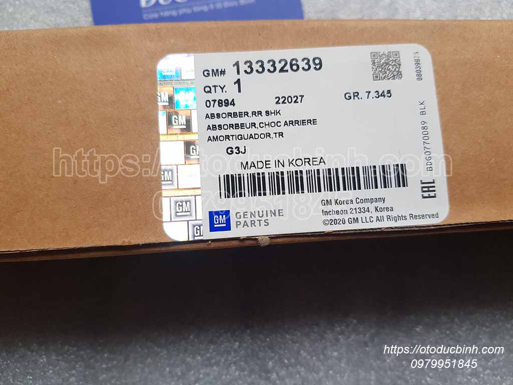 Giảm xóc sau Chevrolet Lacetti VN, Cruze 13332639