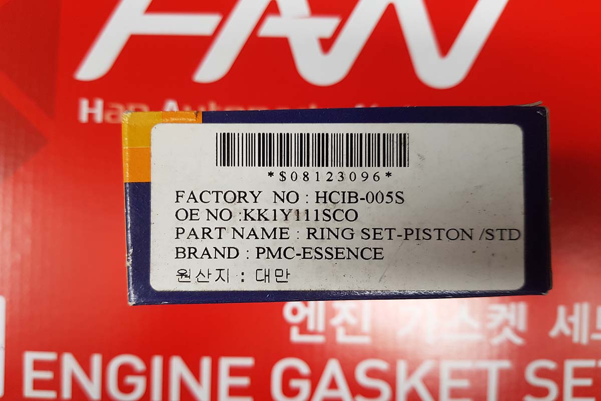 Xéc măng cos 0 Kia Pride kk1y111sco