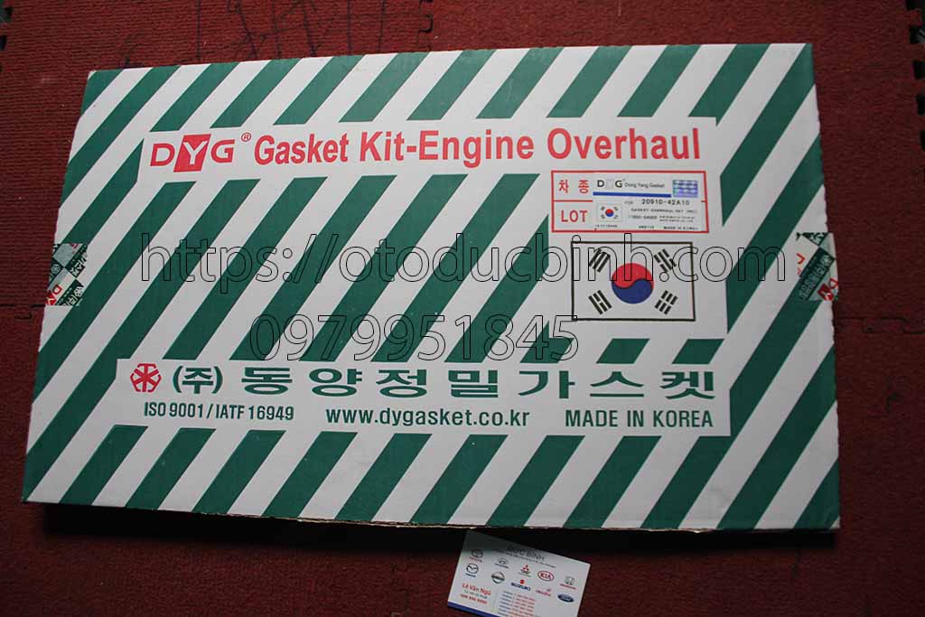 Gioăng đại tu Hyundai 1 tấn 2091042A10