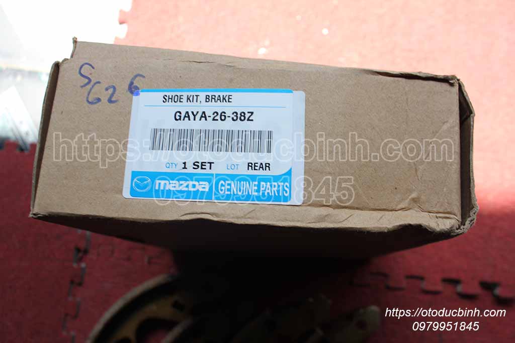 Guốc phanh sau Mazda 626 gaya2638z