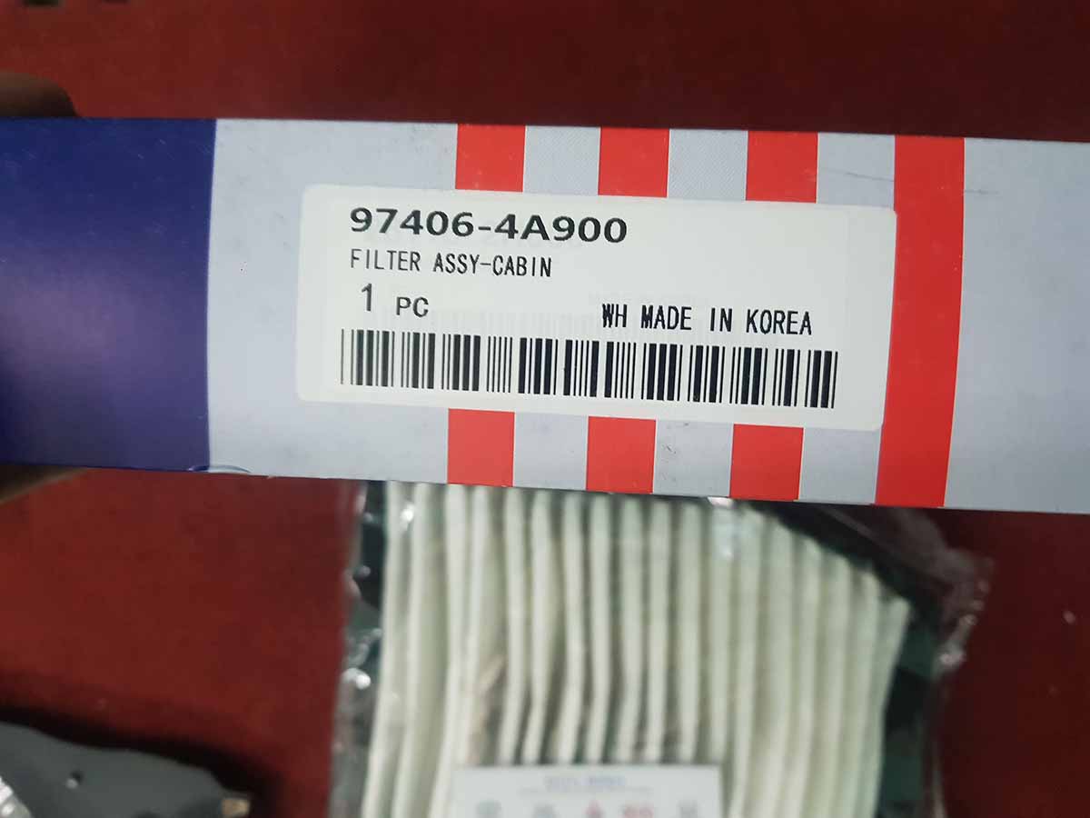 Lọc gió điều hoà Hyundai Starex 974064a900